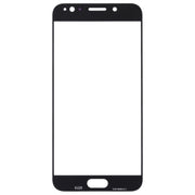 For Samsung Galaxy C8 / C7100, C7(2017) / J7+, C710F/DS 10pcs Front Screen Outer Glass Lens (White)