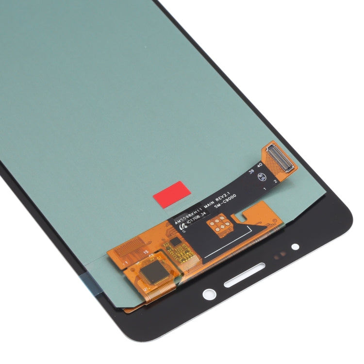 OLED Material LCD Screen and Digitizer Full Assembly for Samsung Galaxy C9 Pro SM-C9000/C900(White)