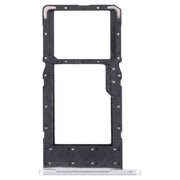 SIM Card Tray + Micro SD Card Tray for Samsung Galaxy Tab A7 Lite SM-T225 (Silver)