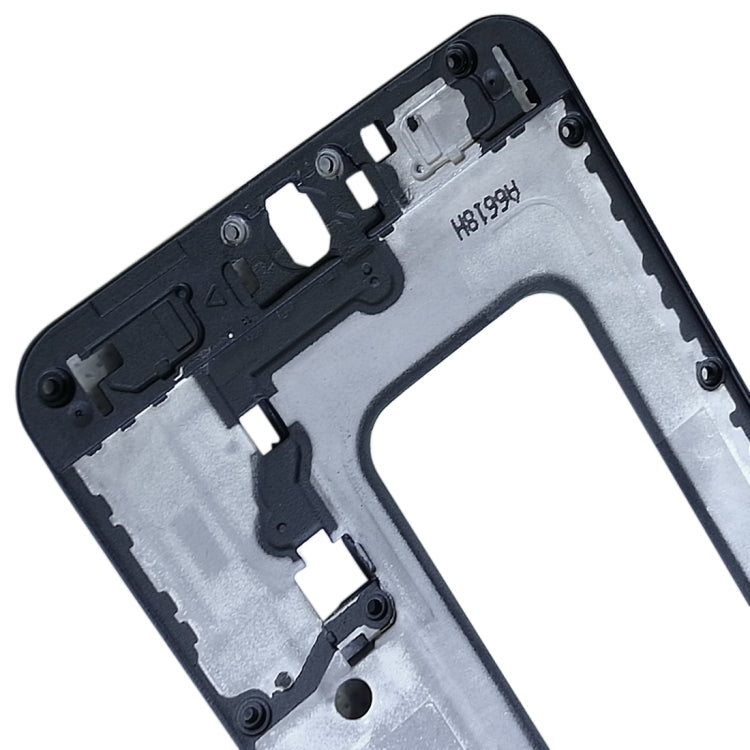 For Galaxy C5 Front Housing LCD Frame Bezel Plate (Black)