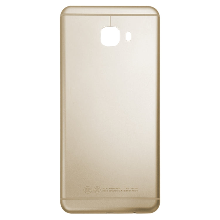 For Galaxy C7 Back Cover (Gold)