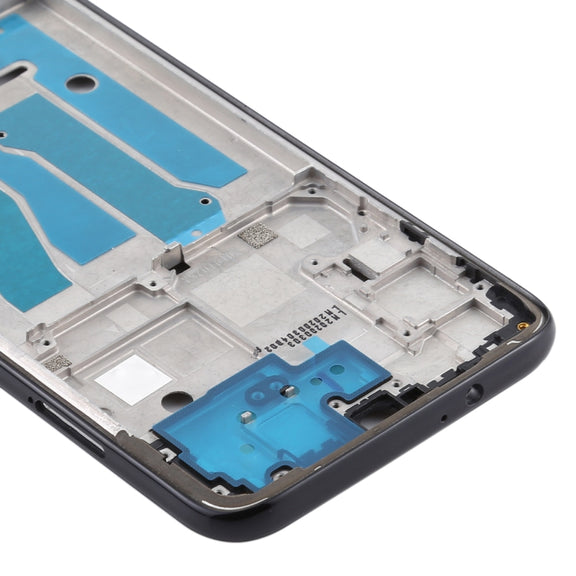 Front Housing LCD Frame Bezel Plate for Motorola Moto G8 Plus(Black)