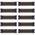 For Huawei Honor 4A / P8 Lite 10PCS Motherboard LCD Display FPC Connector - FPC Connector by PMC TechLife | Online Shopping South Africa | PMC TechLife