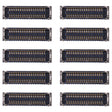For Huawei Y6p / Honor Play 9A / Enjoy 10e 10PCS Motherboard LCD Display FPC Connector - FPC Connector by PMC TechLife | Online Shopping South Africa | PMC TechLife