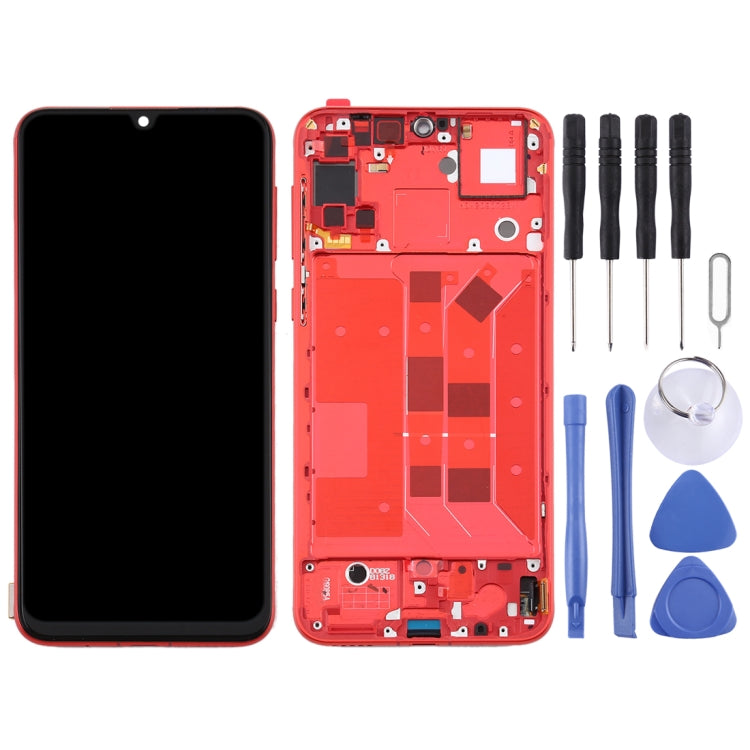Original OLED LCD Screen for Huawei Nova 5 Pro Digitizer Full Assembly with Frame(Red)
