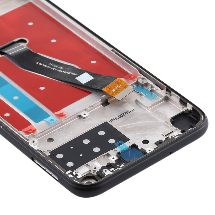 OEM LCD Screen for Huawei P40 Lite E Digitizer Full Assembly with Frame(Black)