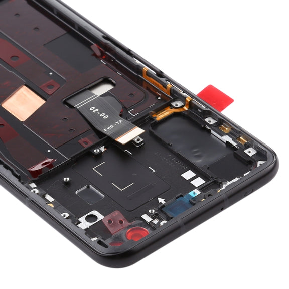 OEM LCD Screen for Huawei Nova 6 4G Digitizer Full Assembly with Frame(Black)