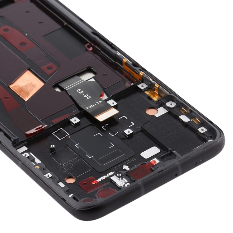OEM LCD Screen for Huawei Nova 6 5G Digitizer Full Assembly with Frame(Black)