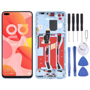OEM LCD Screen for Huawei Nova 6 5G Digitizer Full Assembly with Frame(Blue)