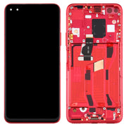 OEM LCD Screen for Huawei Nova 6 5G Digitizer Full Assembly with Frame(Red)