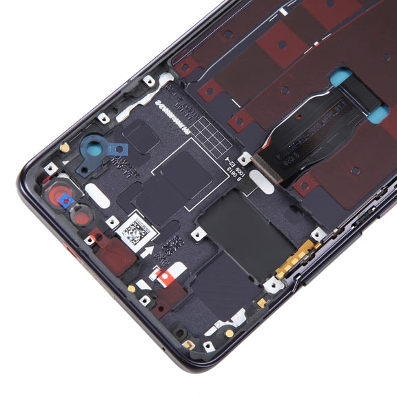 LCD Screen and Digitizer Full Assembly with Frame for Huawei Nova 7 Pro 5G(Black)