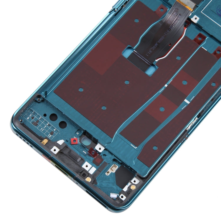 Original LCD Screen and Digitizer Full Assembly with Frame for Huawei Nova 7 Pro 5G(Green)