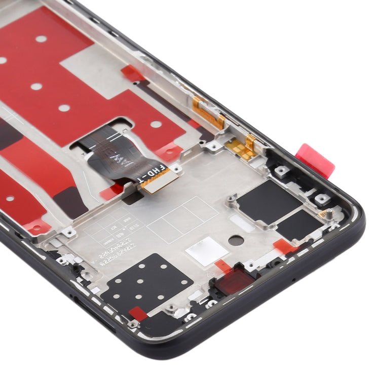 OEM LCD Screen for Huawei Nova 7 SE Digitizer Full Assembly with Frame(Black)