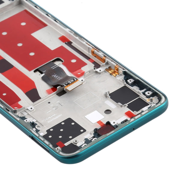OEM LCD Screen for Huawei Nova 7 SE Digitizer Full Assembly with Frame���Green)