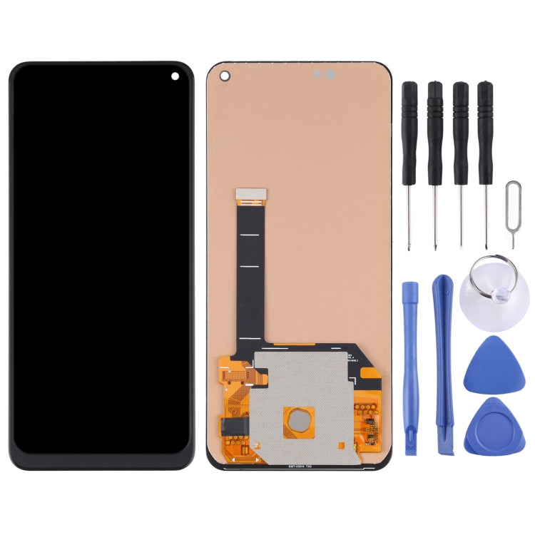 TFT Material LCD Screen and Digitizer Full Assembly (Not Supporting Fingerprint Identification) for Vivo X30 / X30 Pro(Black)
