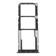 SIM Card Tray + SIM Card Tray + Micro SD Card Tray for Xiaomi Redmi 9A/Redmi 9C(Black) - Card Tray by PMC TechLife | Online Shopping South Africa | PMC TechLife | Buy Now Pay Later Mobicred