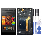 OEM LCD Screen for Amazon Kindle Fire HD 7 2019 9th M8S26G  Digitizer Full Assembly with Frame���Black)