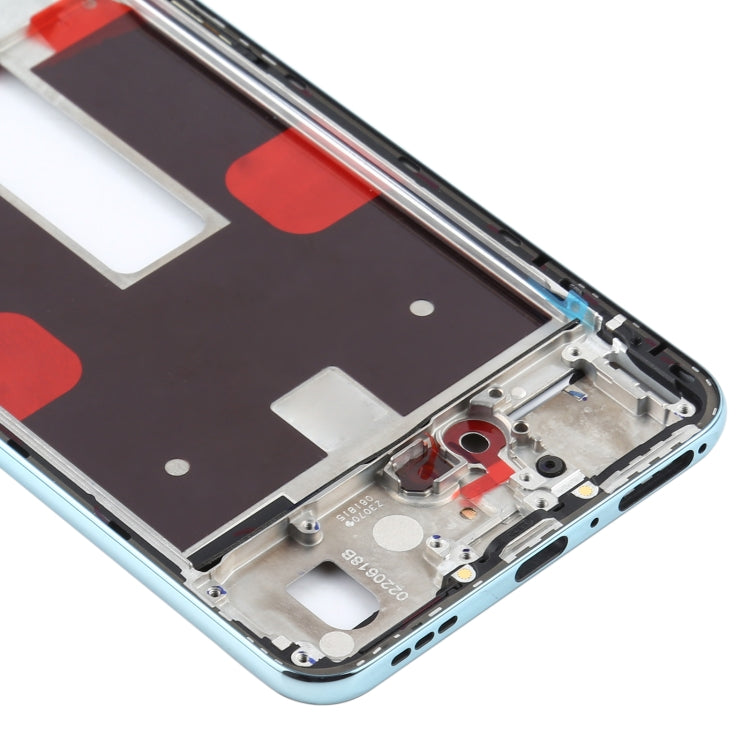 For OPPO Reno4 5G PDPM00, PDPT00, CPH2091 Front Housing LCD Frame Bezel Plate (Baby Blue)