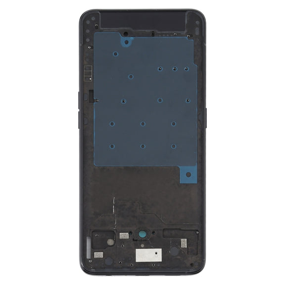 For OPPO Reno 5G/Reno 4G PCAM00 PCAT00 CPH1917 CPH1921 Front Housing LCD Frame Bezel Plate (Black)