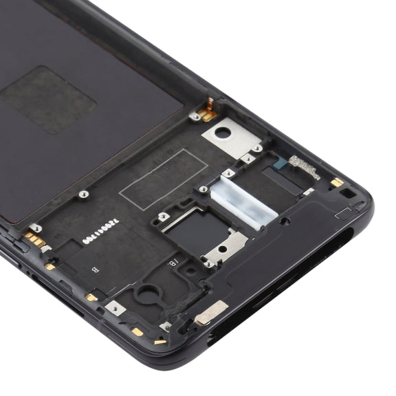 For OPPO Reno 5G/Reno 4G PCAM00 PCAT00 CPH1917 CPH1921 Front Housing LCD Frame Bezel Plate (Black)
