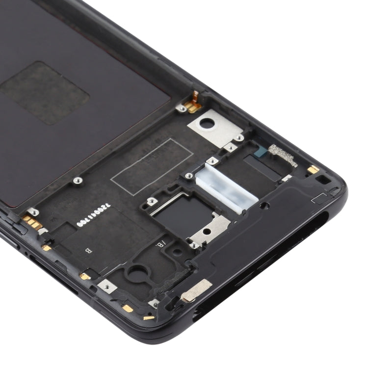 For OPPO Reno 5G/Reno 4G PCAM00 PCAT00 CPH1917 CPH1921 Front Housing LCD Frame Bezel Plate (Black)