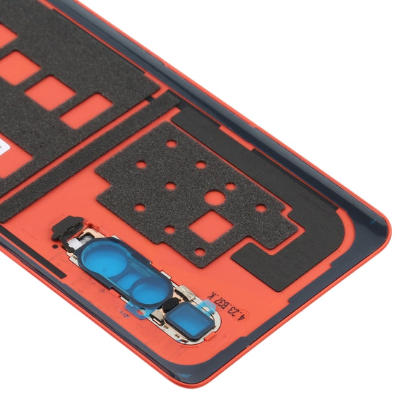 For OPPO Find X2 Pro CPH2025 PDEM30 Original Leather Material Battery Back Cover (Orange)