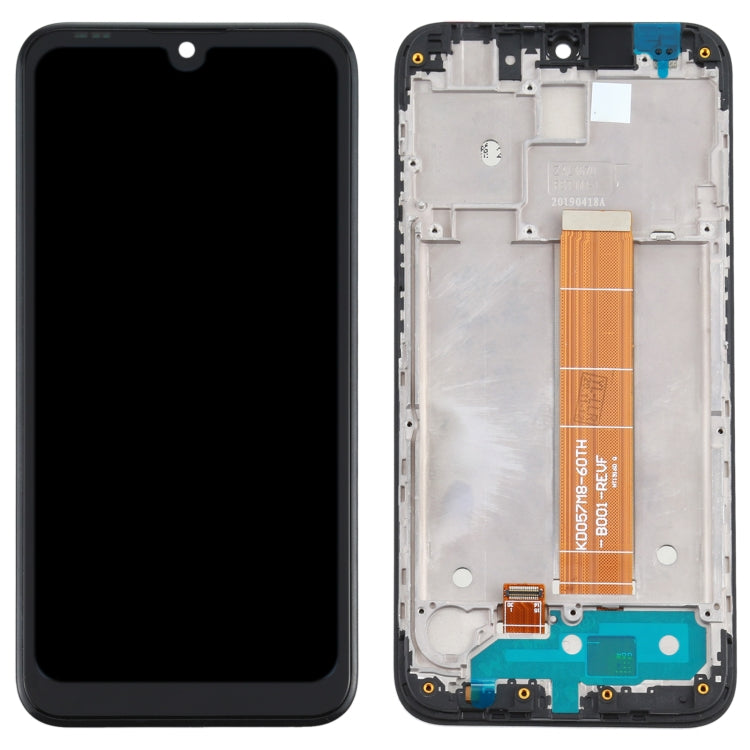 Original LCD Screen for Nokia 2.2 TA-1183 / TA-1179 / TA-1191 / TA-1188 Digitizer Full Assembly With Frame (Black)