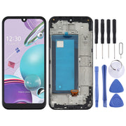 TFT LCD Screen for LG K31 LM-K300Q, LMK300 Digitizer Full Assembly with Frame(Black)