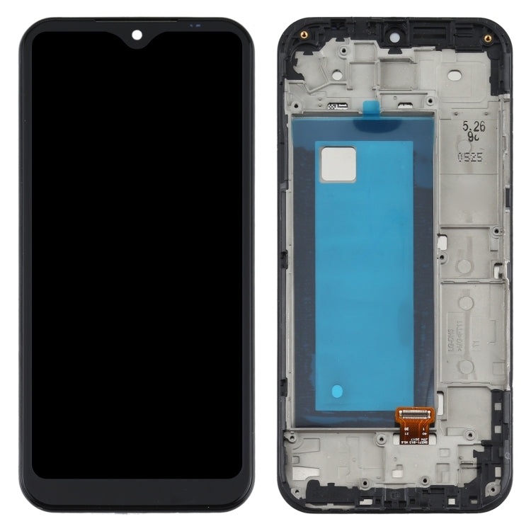 TFT LCD Screen for LG K31 LM-K300Q, LMK300 Digitizer Full Assembly with Frame(Black)