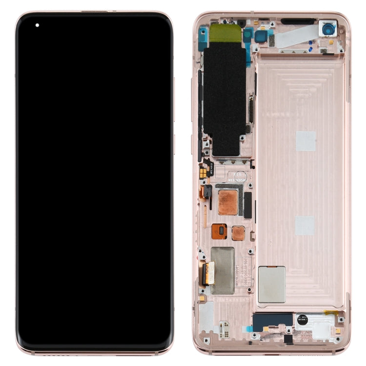 Original LCD Screen for Xiaomi Mi 10 5G / Mi 10 Pro 5GM2001J2G, M2001J2I S Version Digitizer Full Assembly with Frame(Gold)