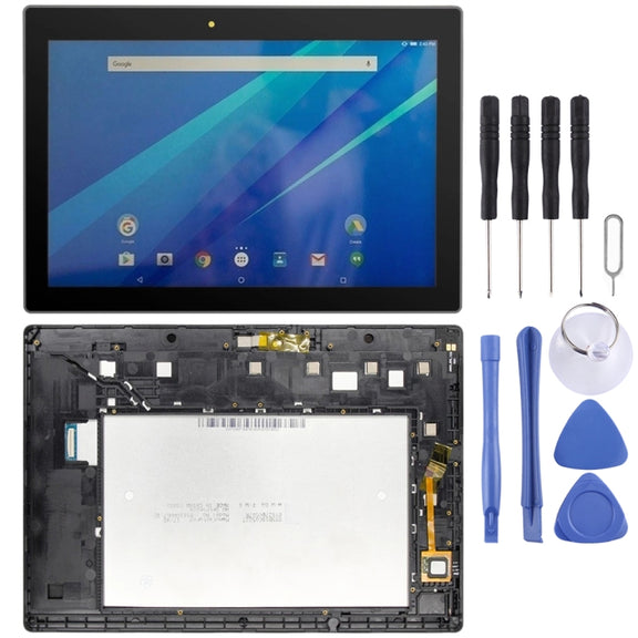 OEM LCD Screen for Lenovo Tab 3 10 Plus ZA0Y ZA0X TB3-X70L TB3-X70F TB3-X70N TB3-X70 Digitizer Full Assembly With Frame (Black)