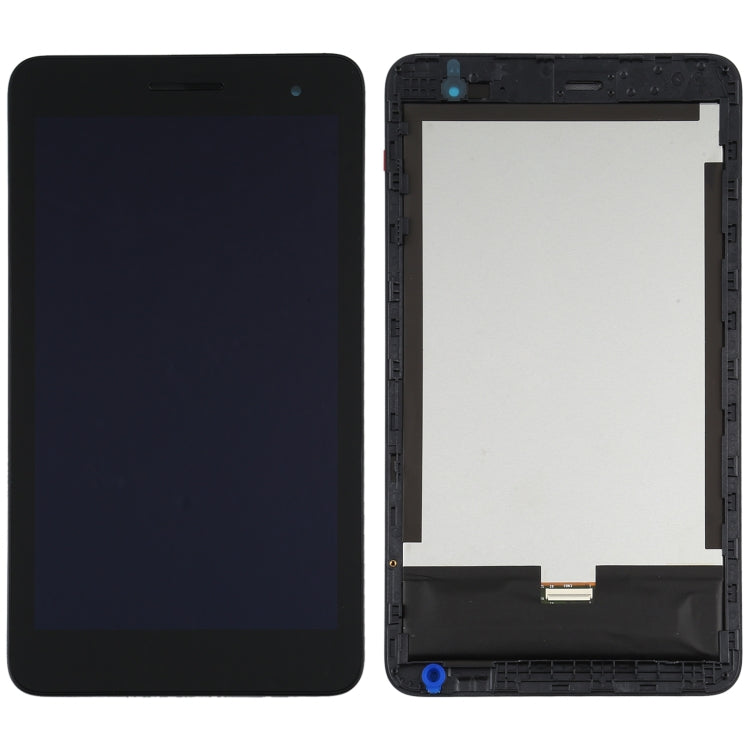 OEM LCD Screen for Huawei MediaPad T1 7.0 / Honor Play MediaPad T1 T1-701 Digitizer Full Assembly with Frame(Black)