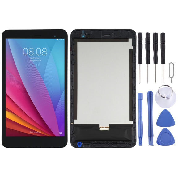 OEM LCD Screen for Huawei MediaPad T1 7.0 / Honor Play MediaPad T1 T1-701 Digitizer Full Assembly with Frame(Black)