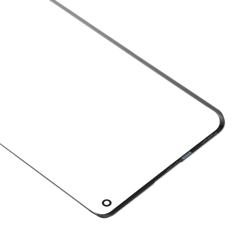 For Oppo Find X2 Pro / Find X2 Front Screen Outer Glass Lens (Black)