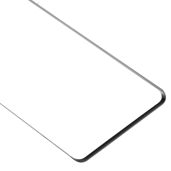 For Oppo Find X2 Pro / Find X2 Front Screen Outer Glass Lens (Black)