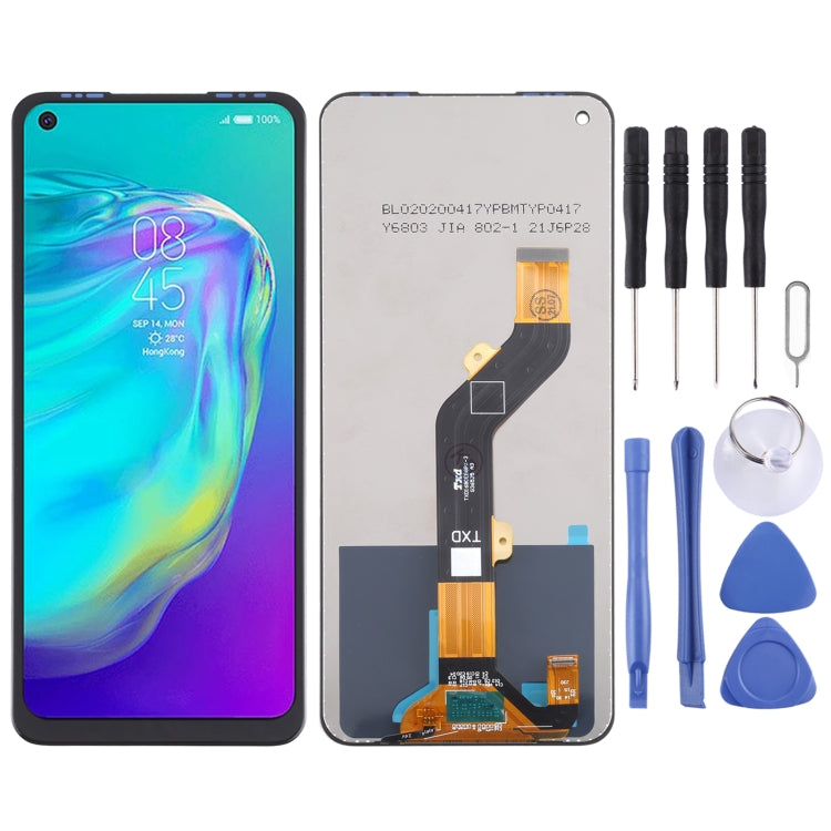 TFT LCD Screen for Tecno Pova LD7 with Digitizer Full Assembly