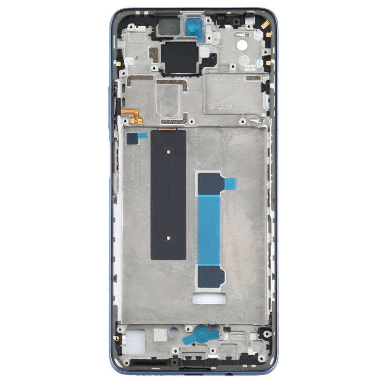 Original Front Housing LCD Frame Bezel Plate for Xiaomi Redmi Note 9 Pro 5G M2007J17C(Grey)