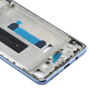 Original Front Housing LCD Frame Bezel Plate for Xiaomi Redmi Note 9 Pro 5G M2007J17C(Grey)
