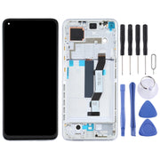 LCD Screen and Digitizer Full Assembly With Frame for Xiaomi Mi 10T Pro 5G / Mi 10T 5G / Redmi K30S M2007J3SC M2007J3SY(Silver)