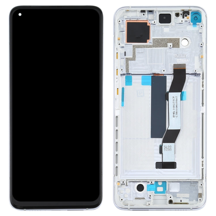 LCD Screen and Digitizer Full Assembly With Frame for Xiaomi Mi 10T Pro 5G / Mi 10T 5G / Redmi K30S M2007J3SC M2007J3SY(Silver)