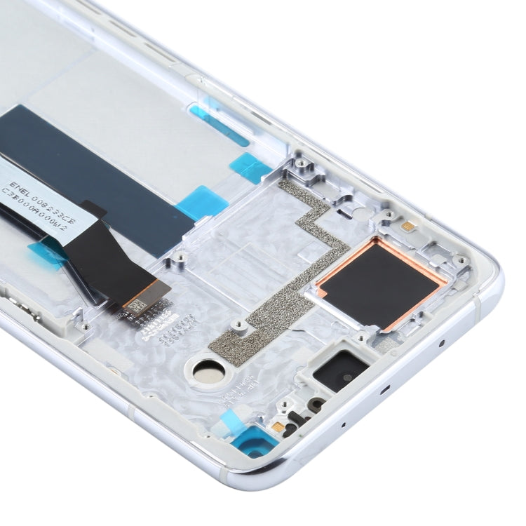LCD Screen and Digitizer Full Assembly With Frame for Xiaomi Mi 10T Pro 5G / Mi 10T 5G / Redmi K30S M2007J3SC M2007J3SY(Silver)