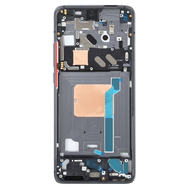 Original Front Housing LCD Frame Bezel Plate for Xiaomi Redmi K30 Ultra M2006J10C(Black)