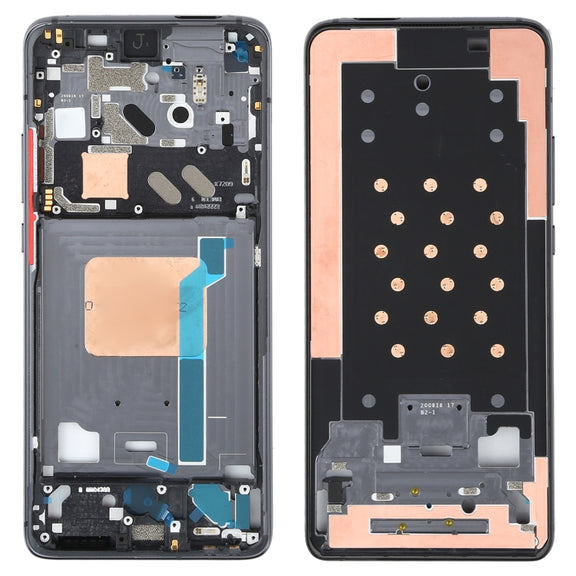 Original Front Housing LCD Frame Bezel Plate for Xiaomi Redmi K30 Ultra M2006J10C(Black)