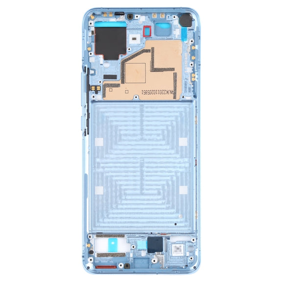 Original Front Housing LCD Frame Bezel Plate for Xiaomi Mi 11 (Blue)