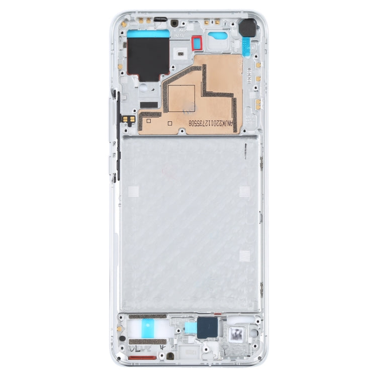 Original Front Housing LCD Frame Bezel Plate for Xiaomi Mi 11 (White)