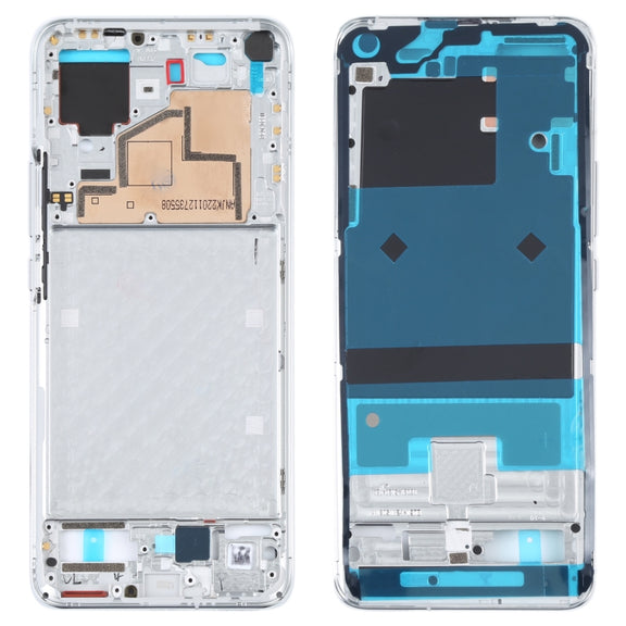 Original Front Housing LCD Frame Bezel Plate for Xiaomi Mi 11 (White)