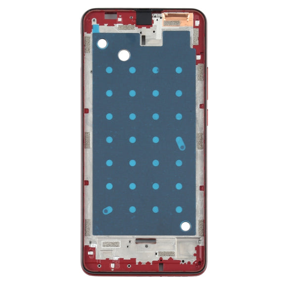 Front Housing LCD Frame Bezel Plate for Motorola One Hyper XT2027 XT2027-1 (Orange)