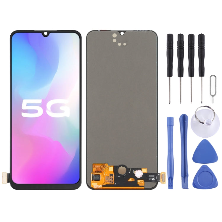 Original AMOLED Material LCD Screen and Digitizer Full Assembly for Vivo Y73s / X50e / Y70 / S7e V1930 V2031A