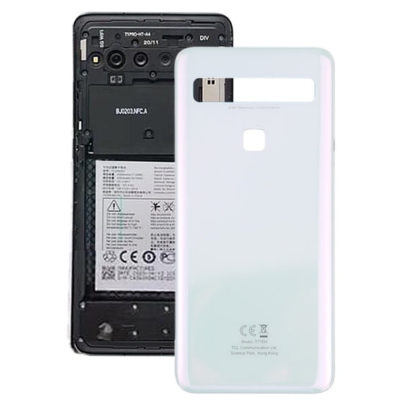 Original Battery Back Cover for TCL 10L (10 Lite) T770H(White)