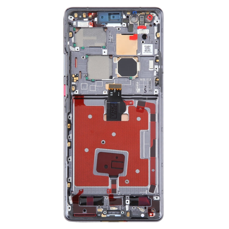 Original LCD Screen for Huawei Mate 40 Pro Digitizer Full Assembly with Frame(Black)